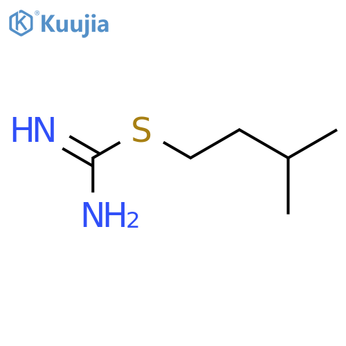 3-methylbutyl carbamimidothioate structure