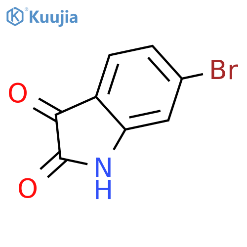 6-bromo-2,3-dihydro-1H-indole-2,3-dione structure