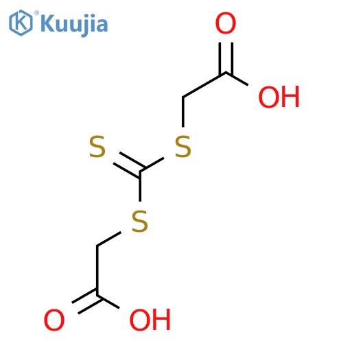 2-(carboxymethylsulfanylcarbothioylsulfanyl)acetic acid structure
