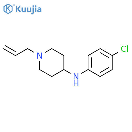 4-Piperidinamine, N-(4-chlorophenyl)-1-(2-propenyl)- structure