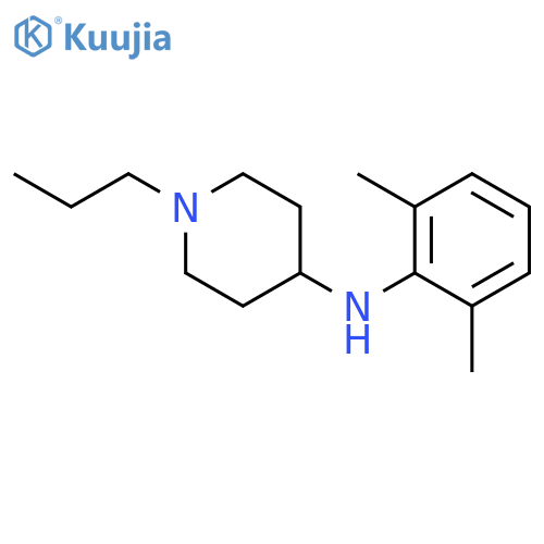 4-Piperidinamine, N-(2,6-dimethylphenyl)-1-propyl- structure