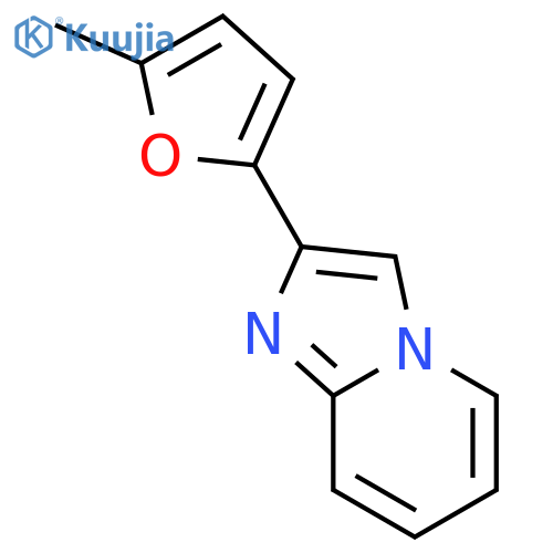 2-(5-methyl-2-furanyl)-Imidazo[1,2-a]pyridine structure