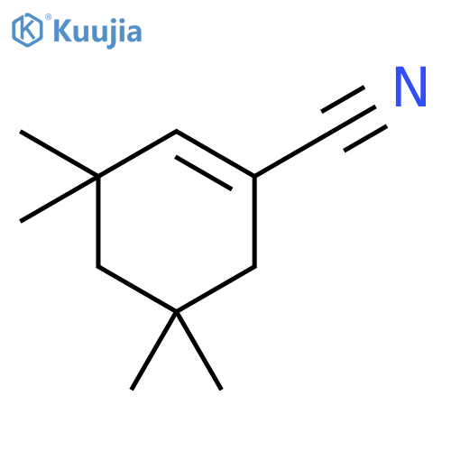 1-Cyclohexene-1-carbonitrile, 3,3,5,5-tetramethyl- structure