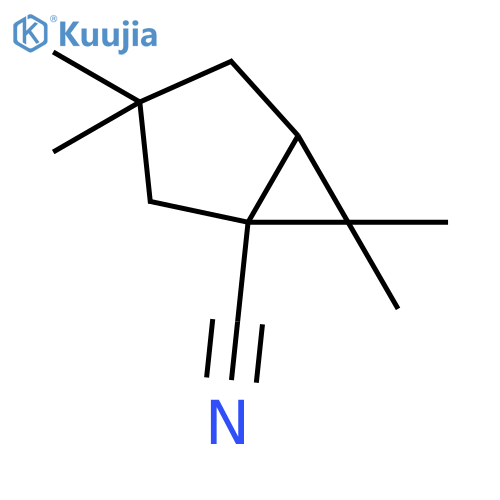 3,3,6,6-Tetramethylbicyclo[3.1.0]hexane-1-carbonitrile structure