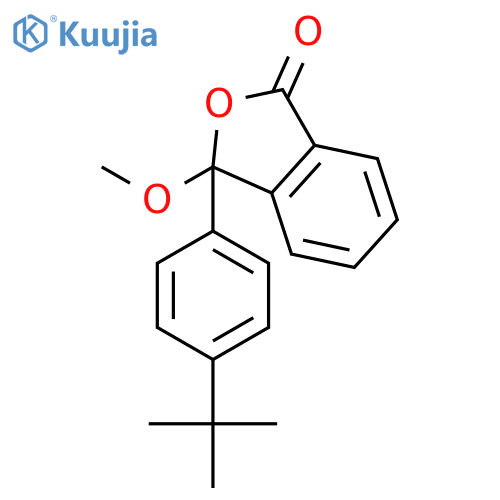 1(3H)-ISOBENZOFURANONE, 3-[4-(1,1-DIMETHYLETHYL)PHENYL]-3-METHOXY- structure