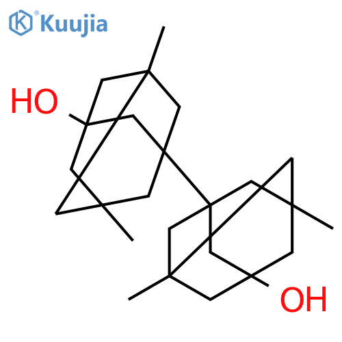 [1,1'-Bitricyclo[3.3.1.13,7]decane]-3,3'-diol, 5,5',7,7'-tetramethyl- structure
