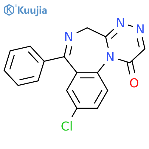 [1,2,4]Triazino[4,3-a][1,4]benzodiazepin-1(5H)-one, 9-chloro-7-phenyl- structure