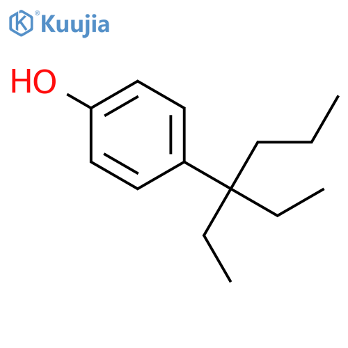 PHENOL, 4-(1,1-DIETHYLBUTYL)- structure