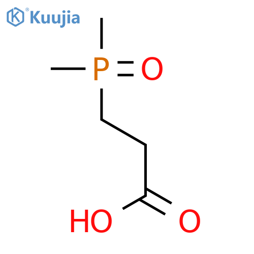 PROPANOIC ACID, 3-(DIMETHYLPHOSPHINYL)- structure