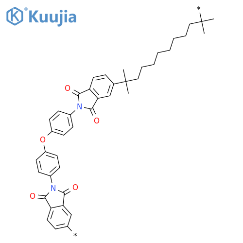 POLY[(1,3-DIHYDRO-1,3-DIOXO-2H-ISOINDOLE-5,2-DIYL)-1,4-PHENYLENEOXY-1,4-PHENYLENE(1,3-DIHYDRO-1,3-DIOXO-2H-ISOINDOLE-2,5-DIYL)(1,1,10,10-TETRAMETHYL-1,10-DECANEDIYL)] structure