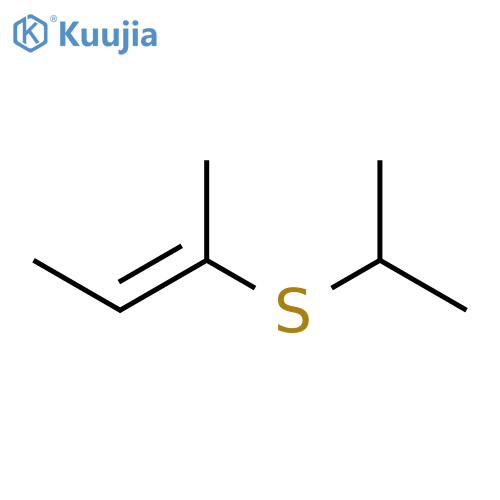 2-Butene, 2-[(1-methylethyl)thio]- structure