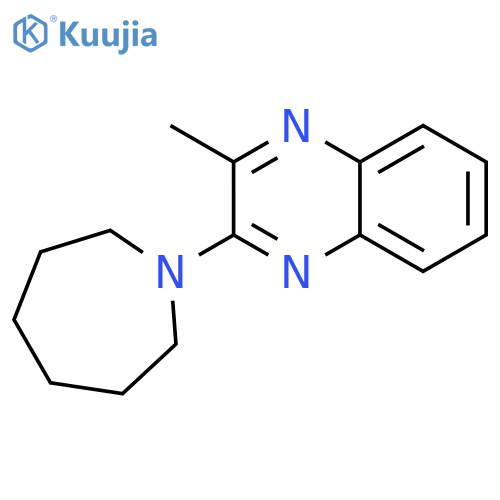 Quinoxaline, 2-(hexahydro-1H-azepin-1-yl)-3-methyl- structure