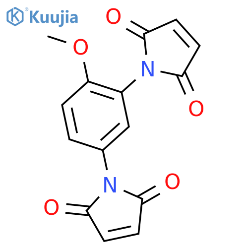 1,1'-(4-methoxybenzene-1,3-diyl)bis(1H-pyrrole-2,5-dione) structure
