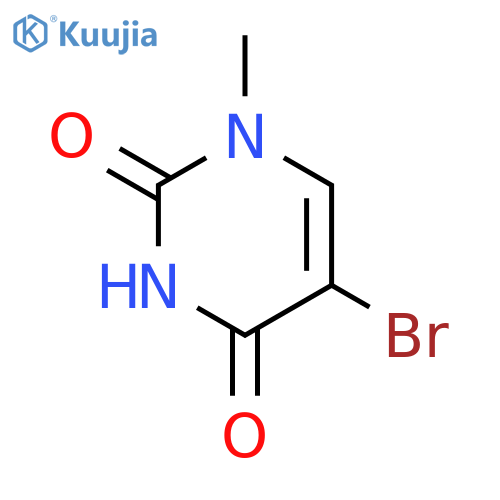 5-bromo-1-methyl-1,2,3,4-tetrahydropyrimidine-2,4-dione structure