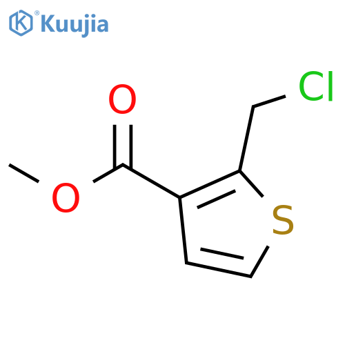 3-Thiophenecarboxylic acid, 2-(chloromethyl)-, methyl ester structure