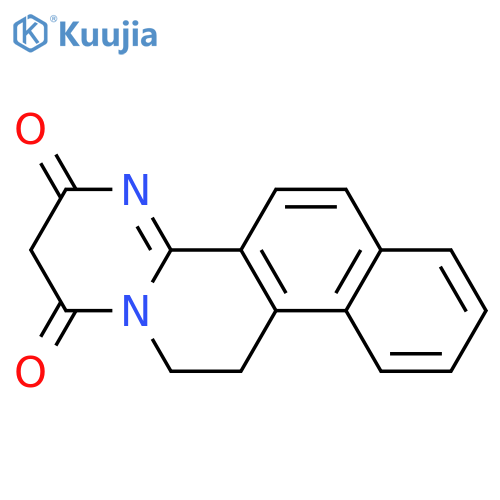 1H-Benzo[f]pyrimido[2,1-a]isoquinoline-1,3(2H)-dione, 11,12-dihydro- structure