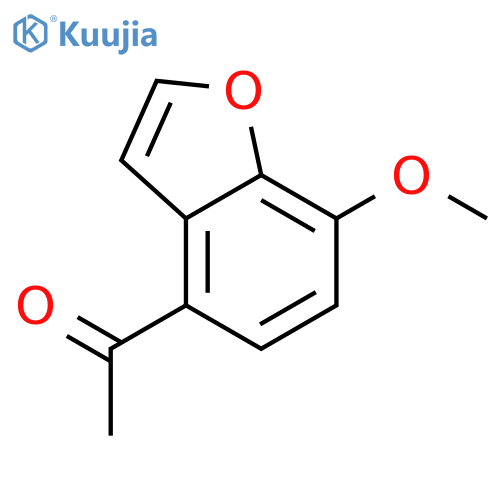 1-(7-methoxy-1-benzofuran-4-yl)ethan-1-one structure