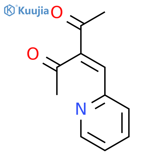3-(pyridin-2-ylmethylidene)pentane-2,4-dione structure