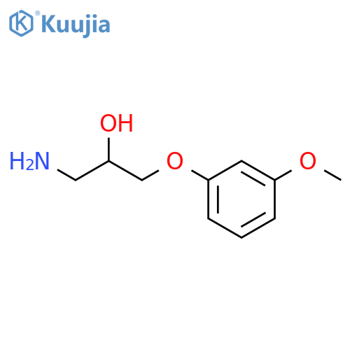 1-Amino-3-(3-methoxy-phenoxy)-propan-2-ol structure