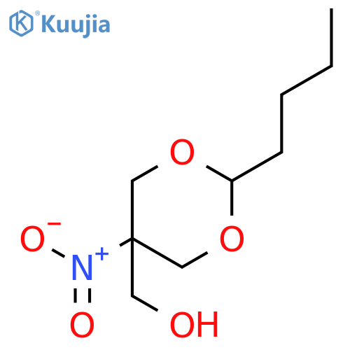 1,3-DIOXANE-5-METHANOL, 2-BUTYL-5-NITRO- structure