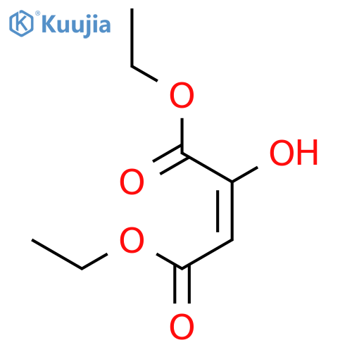 Diethyl 2-hydroxyfumarate structure