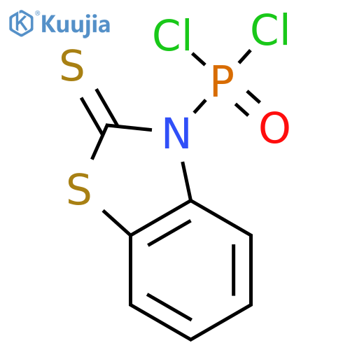 Phosphonic dichloride, (2-thioxo-3(2H)-benzothiazolyl)- structure