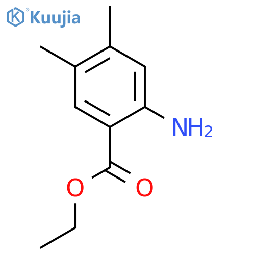 ethyl 2-amino-4,5-dimethylbenzoate structure
