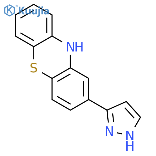 2-(1H-Pyrazol-3-yl)-10H-phenothiazine structure