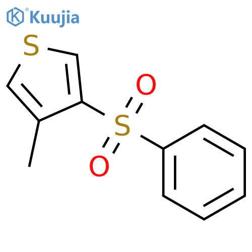 Thiophene, 3-methyl-4-(phenylsulfonyl)- structure