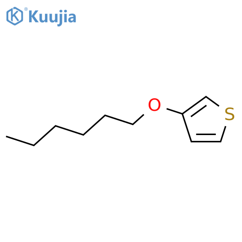 Thiophene, 3-(hexyloxy)- structure
