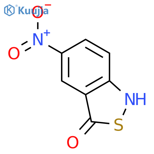 2,1-Benzisothiazol-3(1H)-one, 5-nitro- structure