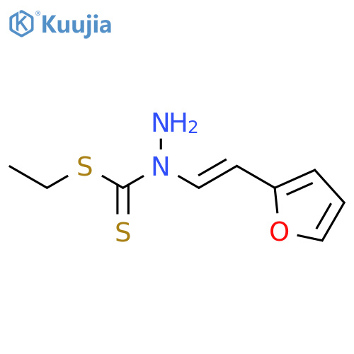 HYDRAZINECARBODITHIOIC ACID, (2-FURANYLMETHYLENE)METHYL-, ETHYL ESTER structure
