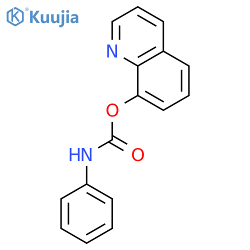 8-Quinolinol,8-(N-phenylcarbamate) structure