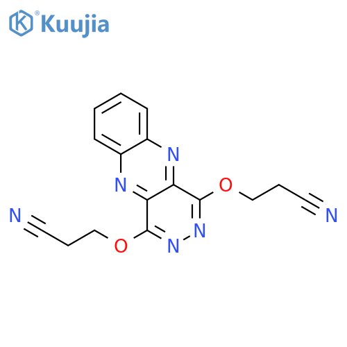 Propanenitrile, 3,3'-[pyridazino[4,5-b]quinoxaline-1,4-diylbis(oxy)]bis- structure