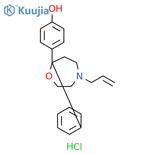 Phenol, 4-[hexahydro-7-phenyl-4-(2-propenyl)-1,4-oxazepin-7-yl]-, hydrochloride (9CI) structure