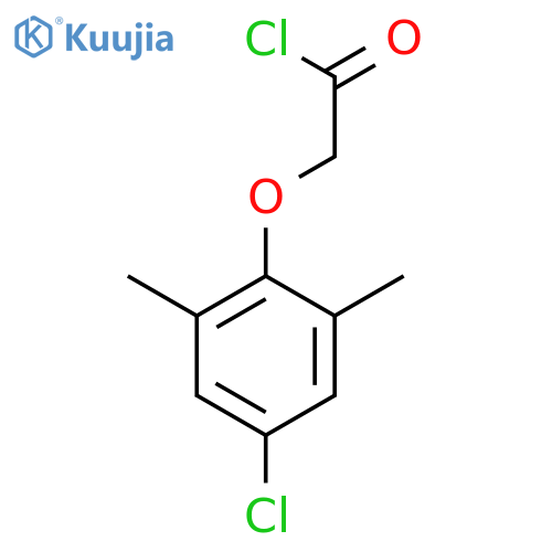 Acetyl chloride, (4-chloro-2,6-dimethylphenoxy)- structure