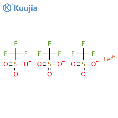 Iron(III) trifluoromethanesulfonate structure