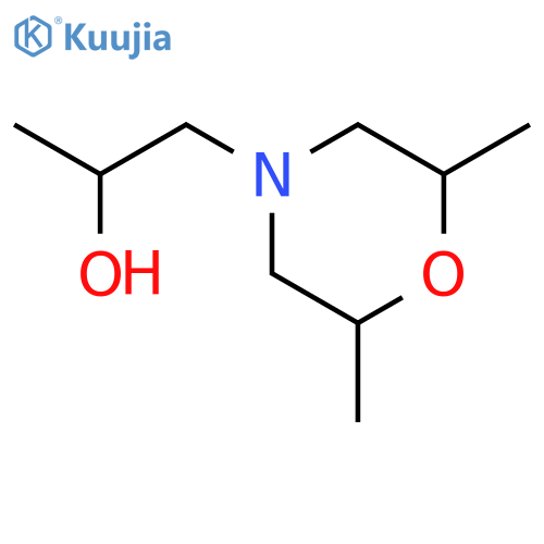 4-Morpholineethanol, a,2,6-trimethyl- structure