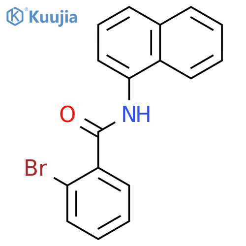 Benzamide, 2-bromo-N-1-naphthalenyl- structure