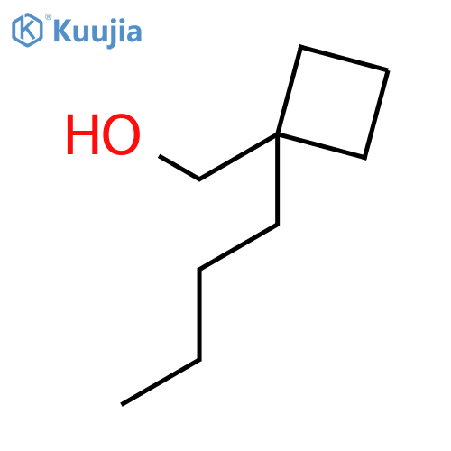 (1-butylcyclobutyl)methanol structure