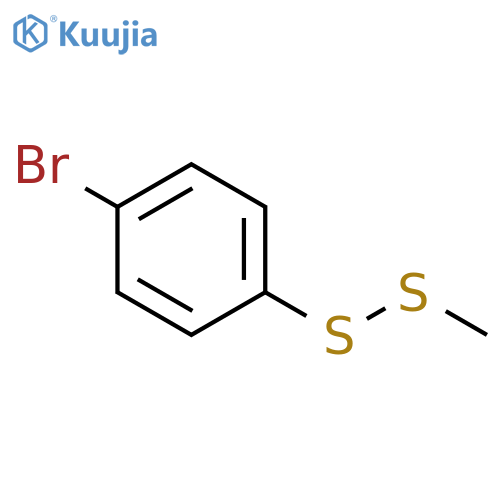 Disulfide, 4-bromophenyl methyl structure