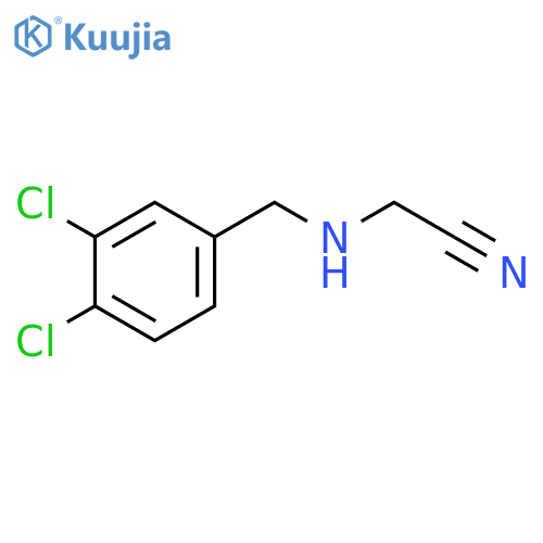 ACETONITRILE, [[(3,4-DICHLOROPHENYL)METHYL]AMINO]- structure