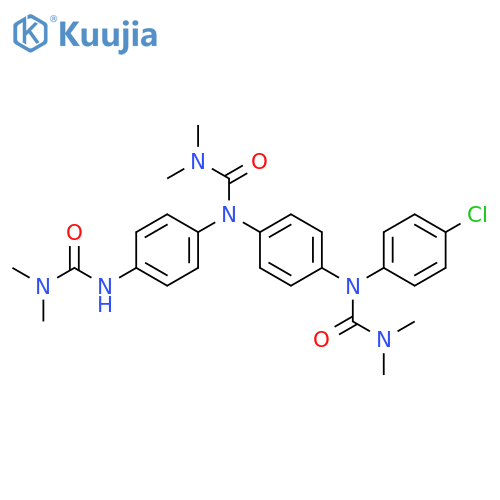 Urea,N-[4-[(4-chlorophenyl)[(dimethylamino)carbonyl]amino]phenyl]-N-[4-[[(dimethylamino)carbonyl]amino]phenyl]-N',N'-dimethyl- structure
