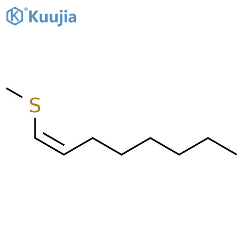 1-Octene, 1-(methylthio)-, (Z)- structure