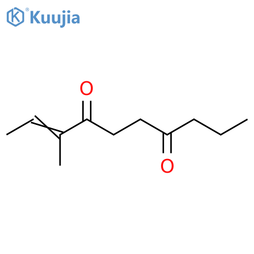 2-Decene-4,7-dione, 3-methyl- structure