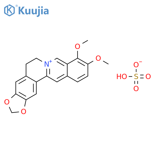 Berberine sulfate structure