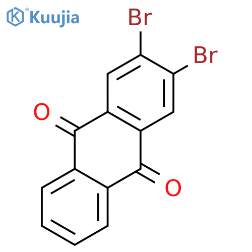2,3-Dibromoanthracene-9,10-dione structure