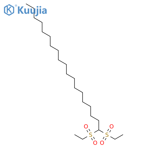 Nonadecane,1,1-bis(ethylsulfonyl)- structure