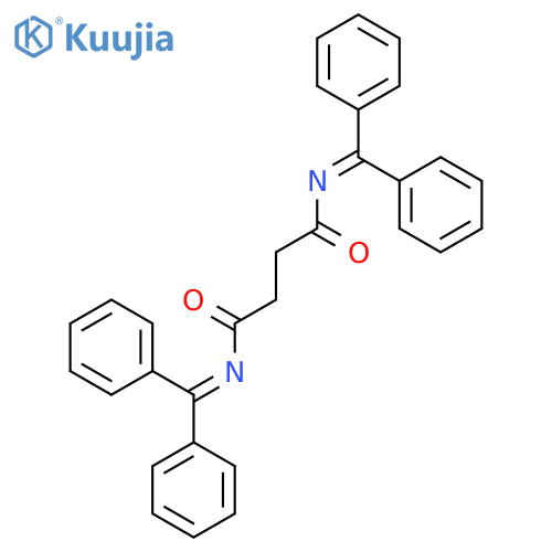 N,N'-bis(diphenylmethylidene)butanediamide structure