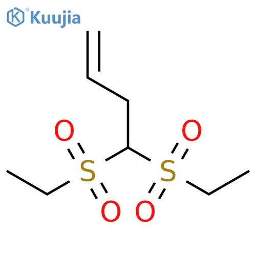 1-Butene,4,4-bis(ethylsulfonyl)- structure